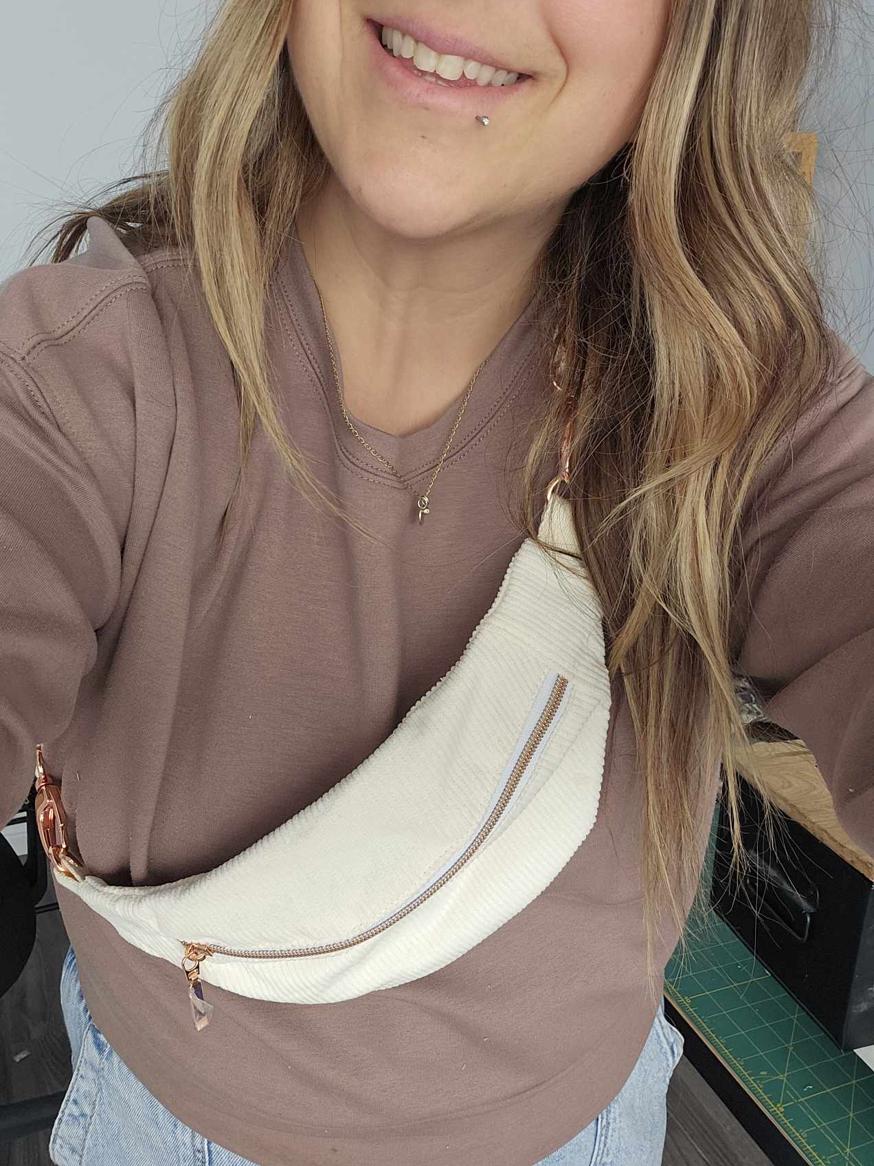 Nouveau modèle Sac de taille - Écru