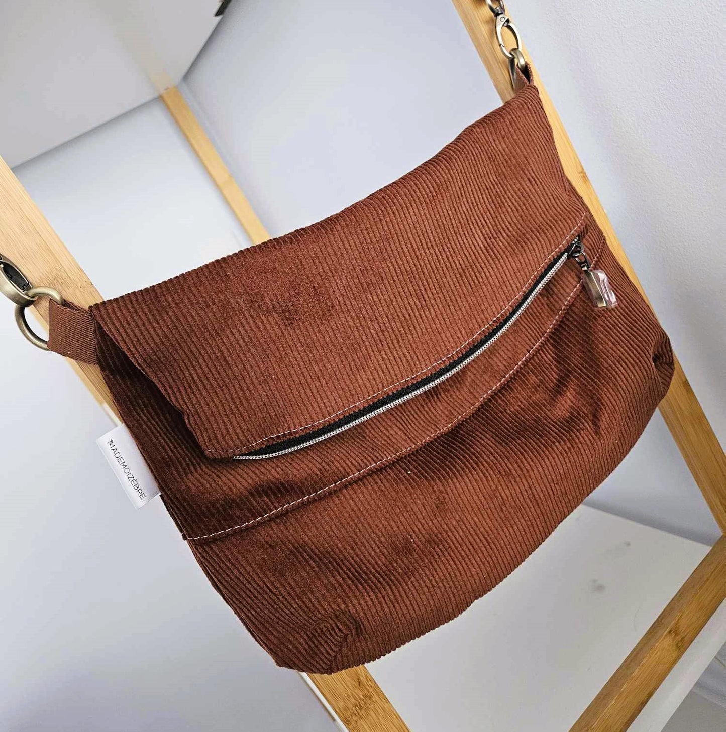 Prêt à partir - Sac à main INDRI - Moka ton sur ton