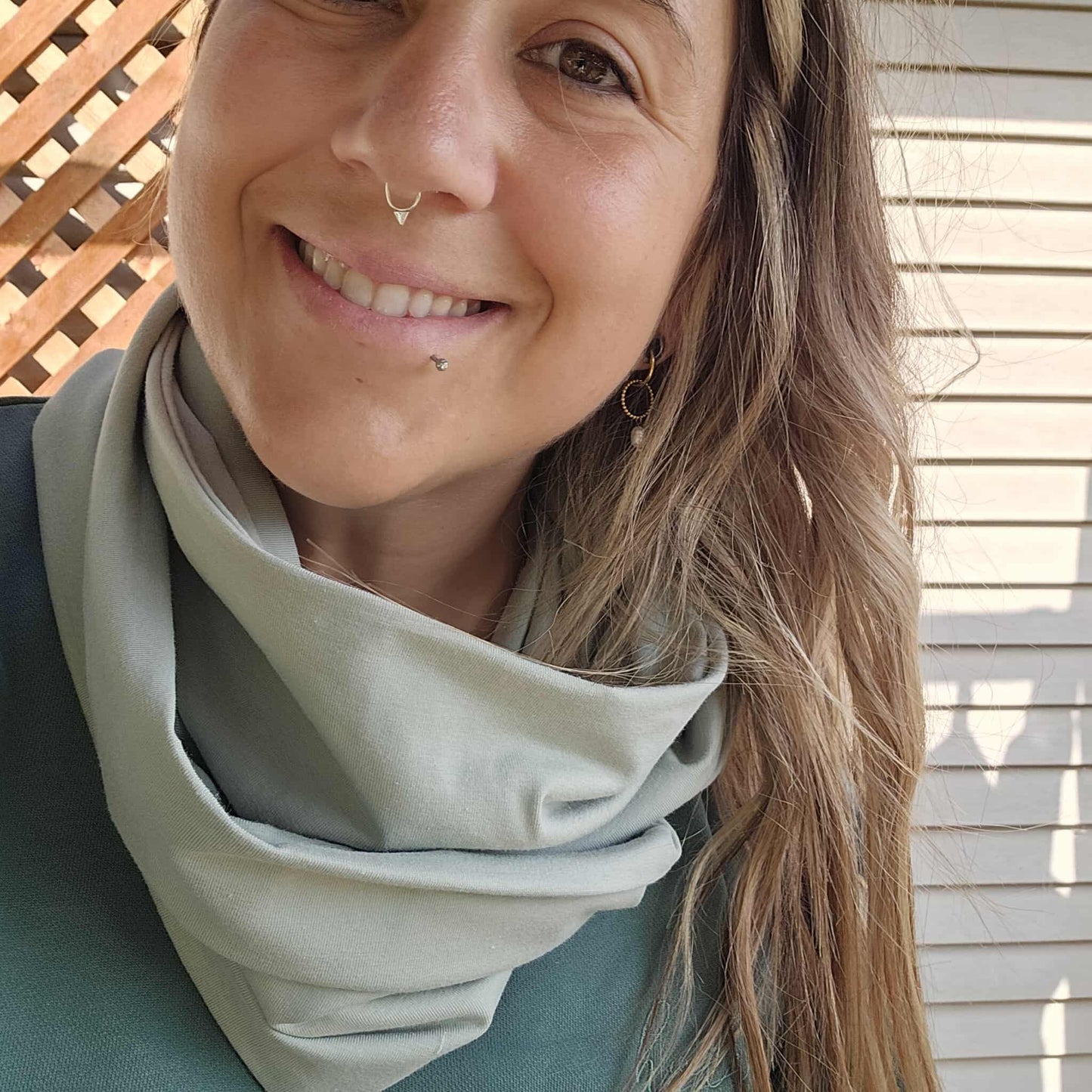 Prêt à partir - Foulard infini sauge