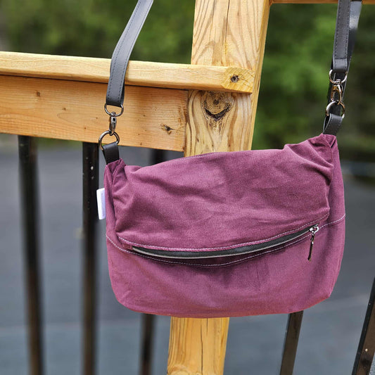 Prêt à partir - INDRI - Classique corduroy aubergine