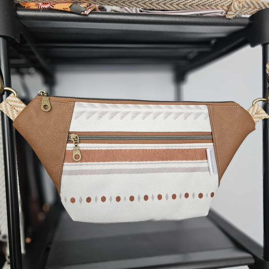 Prêt à partir - Sac banane/bandoulière - boho blanc