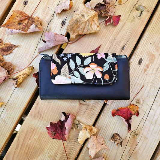 Portefeuille compact 6 espaces - Champ de fraises