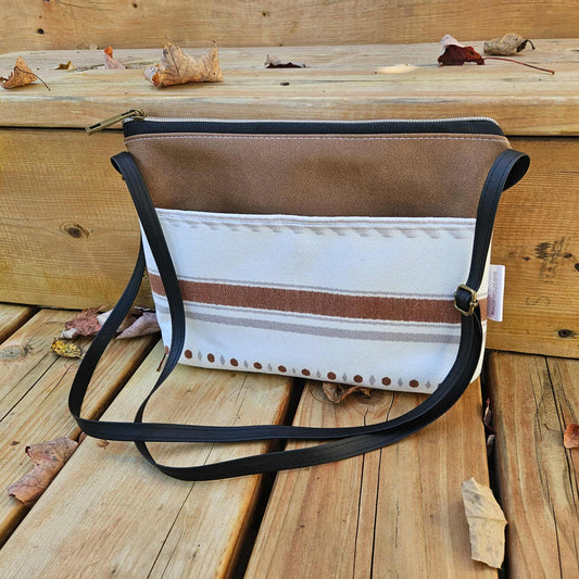 Prêt à partir - Eyra - boho blanc et cognac