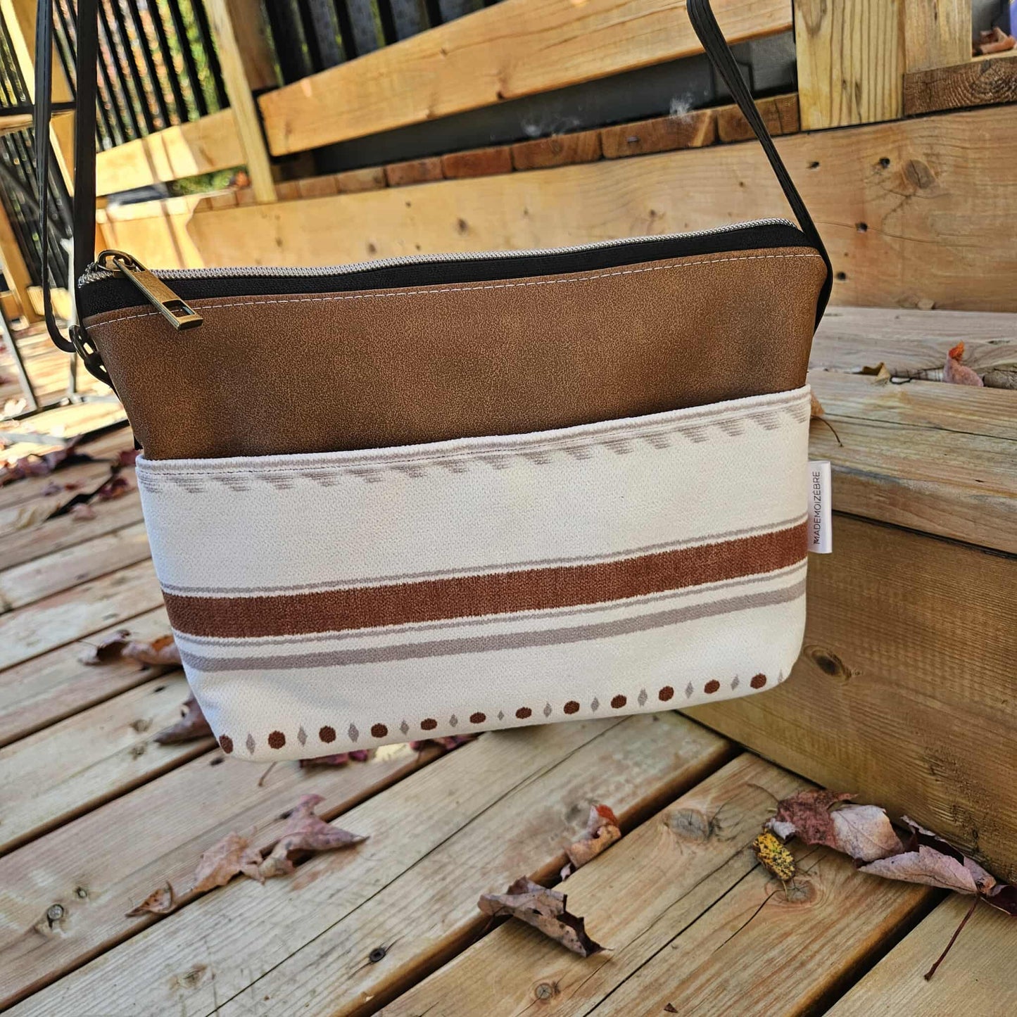 Prêt à partir - Eyra - boho blanc et cognac