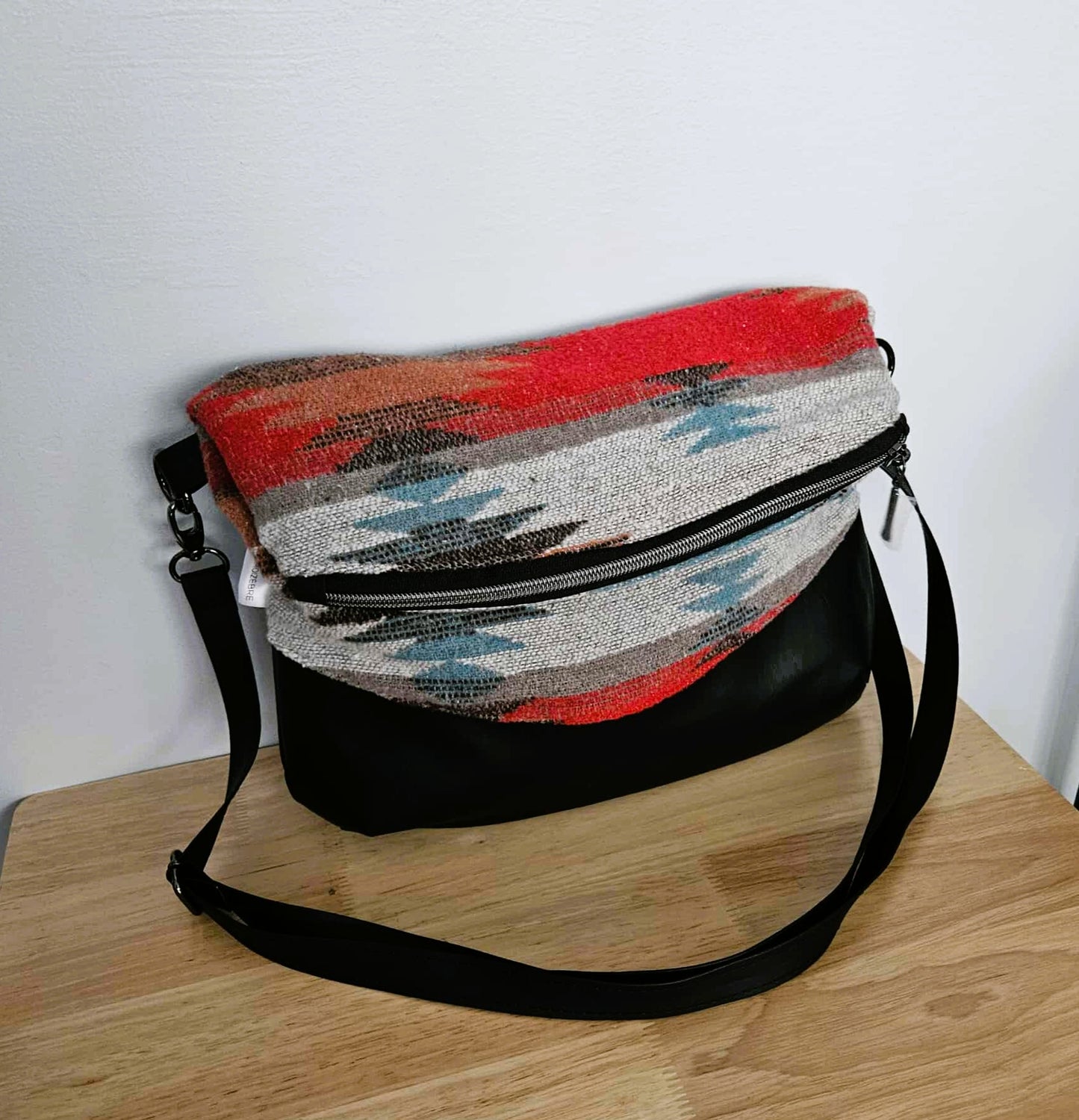 Prêt à partir - INDRI - Boho lainage ciel en feu
