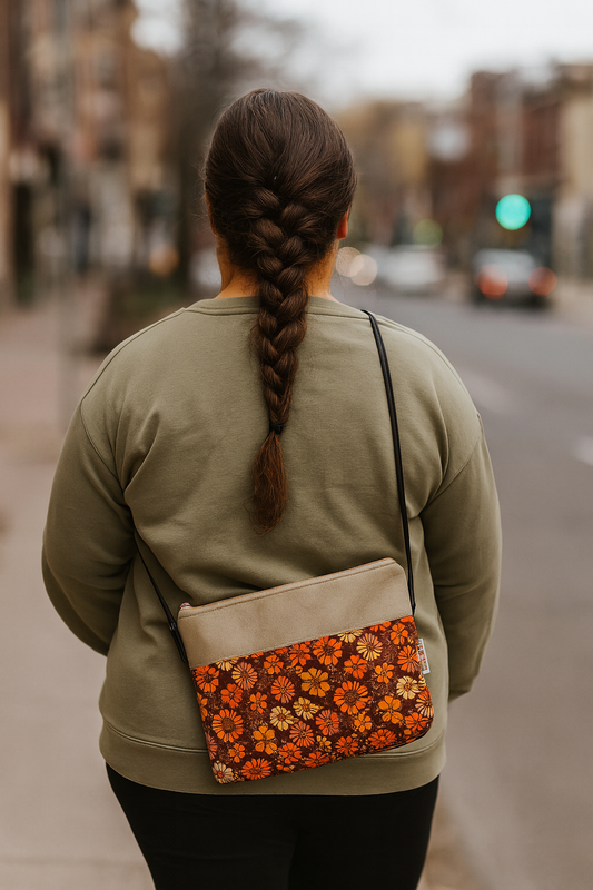 Prêt à partir - Eyra - Fleuri vintage orangé