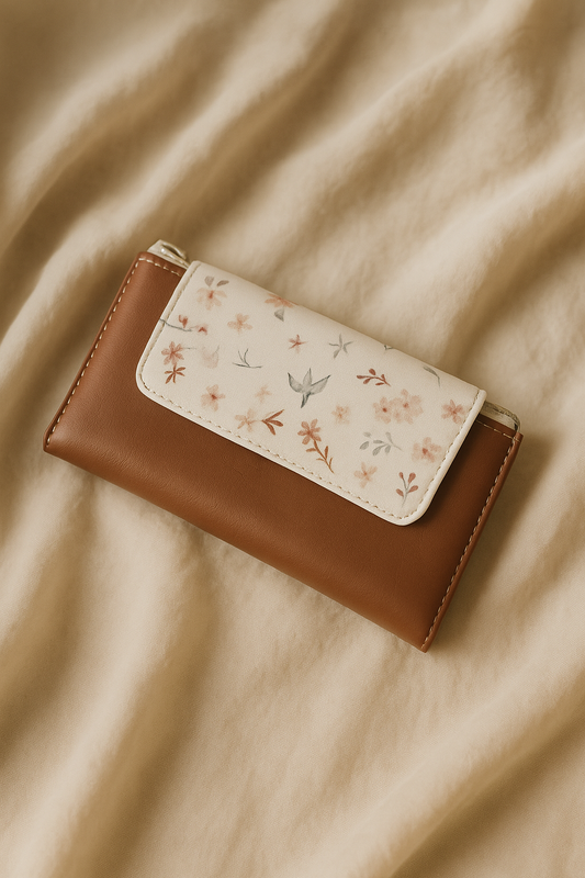 Portefeuille compact 12 espaces - Oiseaux