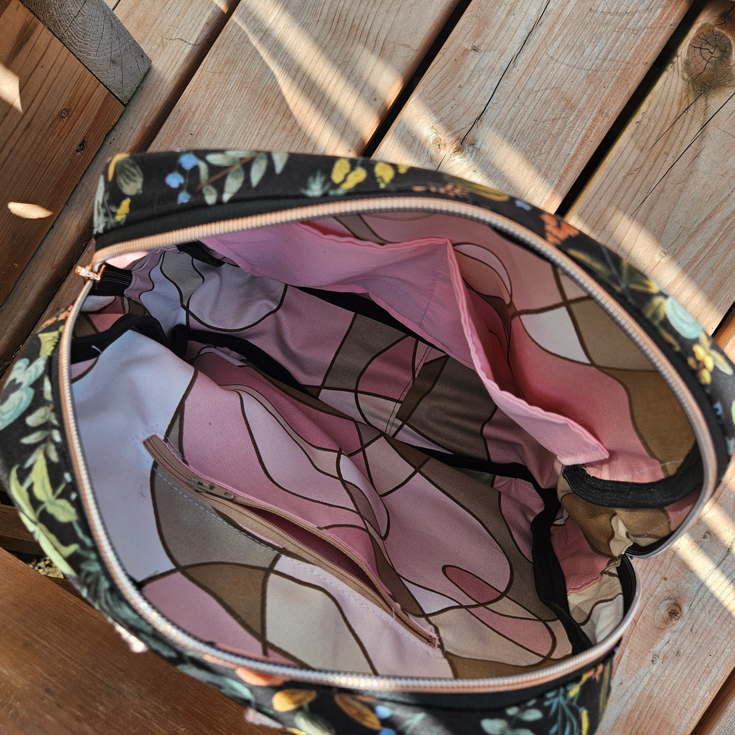 Prêt à partir - Sac à dos - Modèle Athéna 2.0 - Marine et cognac classique