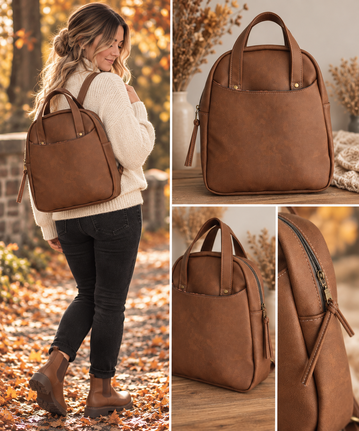 Sac à dos l'Escargot -  Cognac