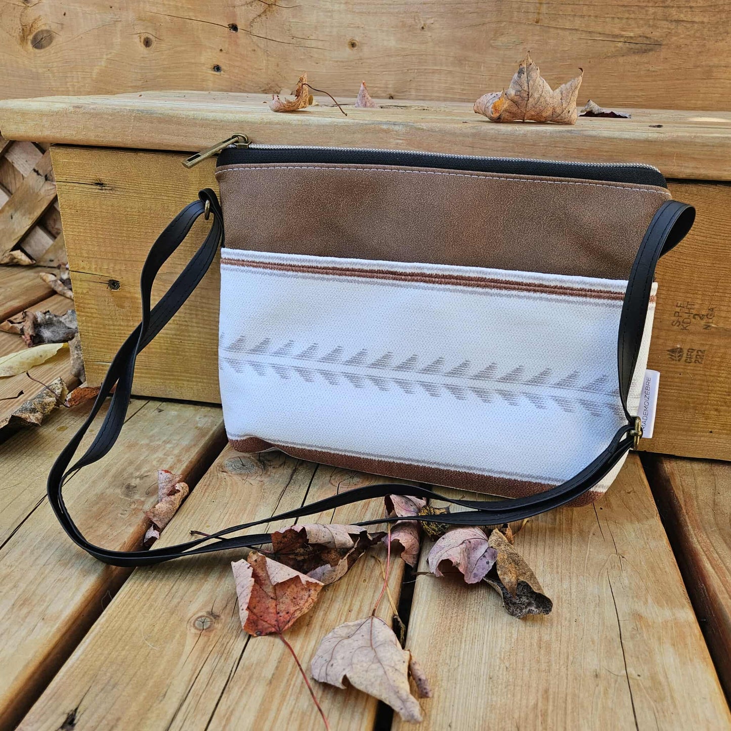 Prêt à partir - Eyra - boho blanc et cognac