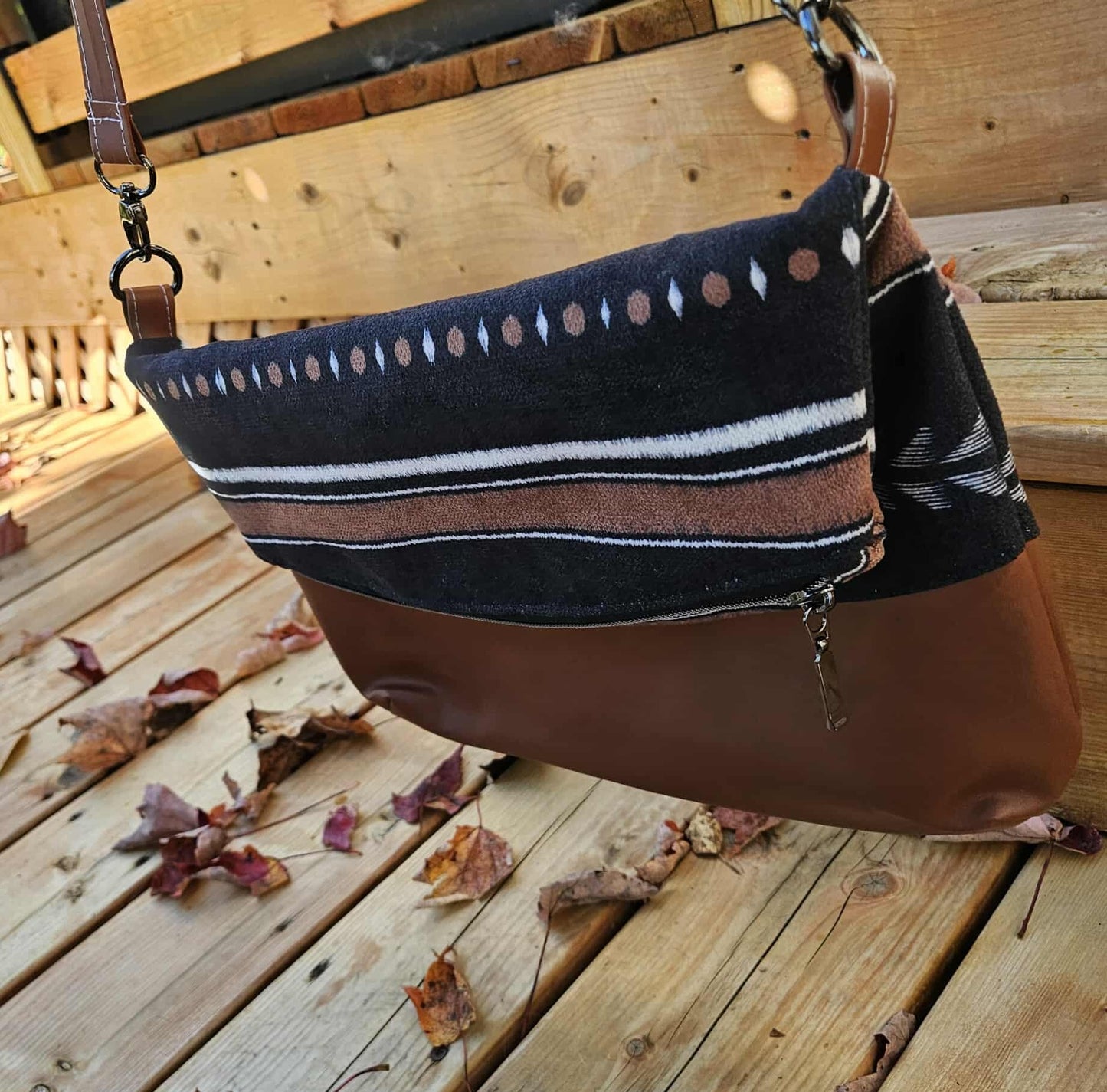 Prêt à partir - INDRI - Boho noir et cognac