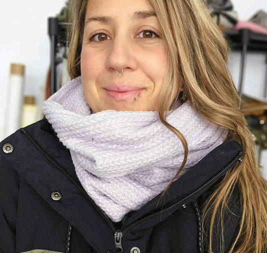 Foulard d'hiver - Lila pâle