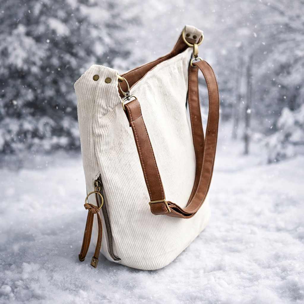 Nouveau modèle - Alopex - Écru et cognac