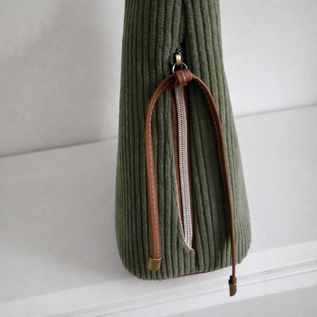 Nouveau modèle - Alopex - Kaki et cognac