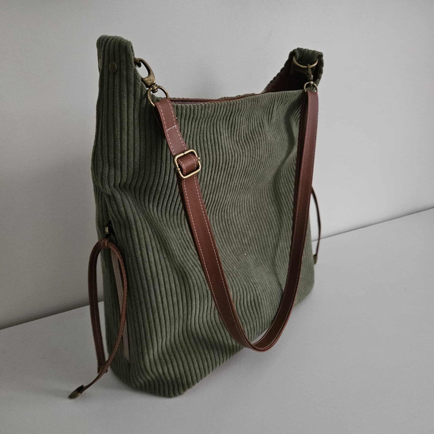 Nouveau modèle - Alopex - Kaki et cognac