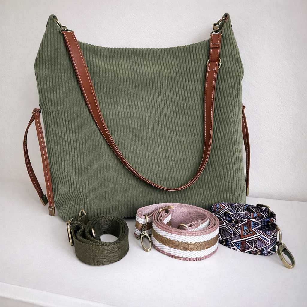 Nouveau modèle - Alopex - Kaki et cognac