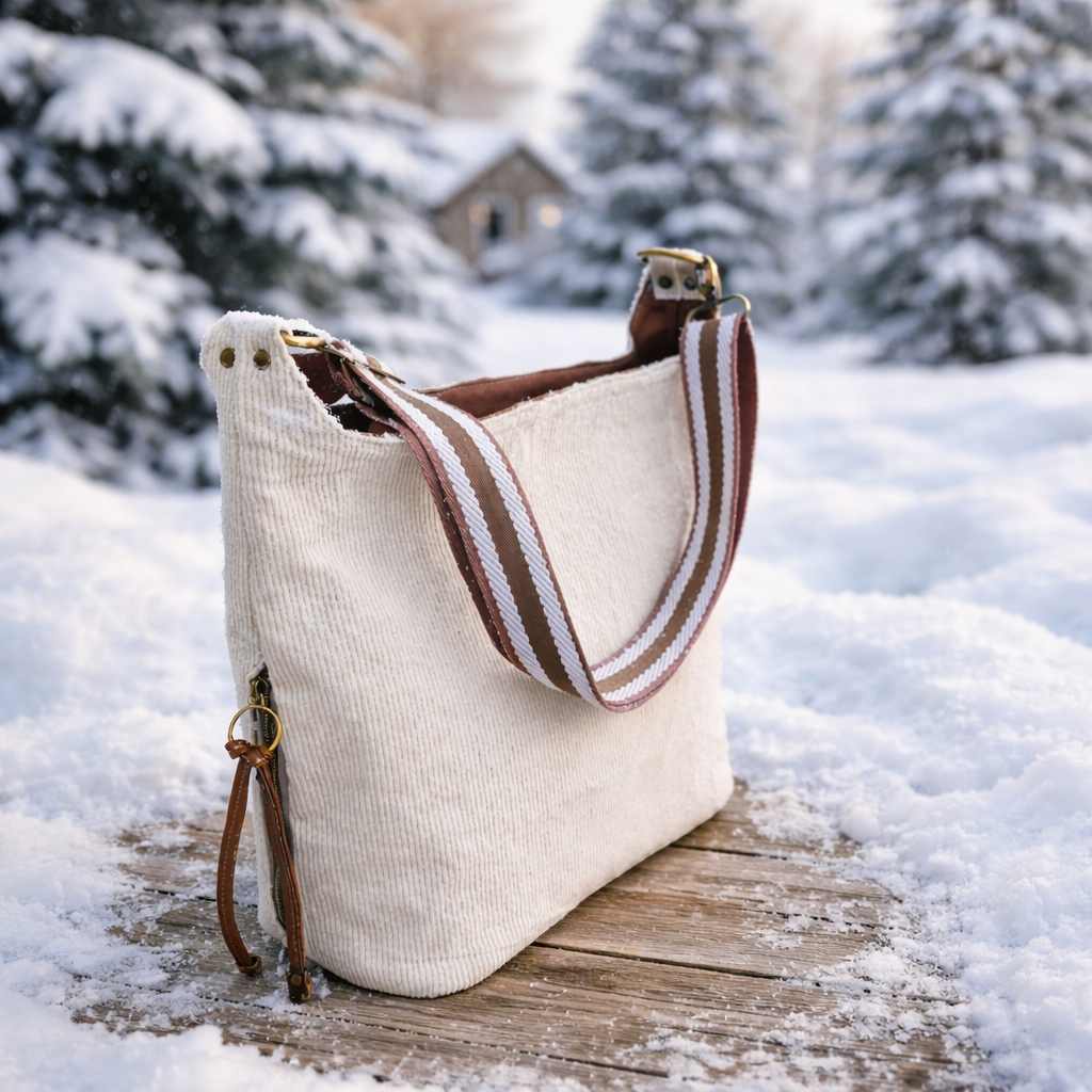 Nouveau modèle - Alopex - Écru et cognac