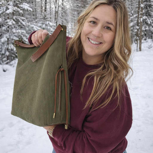 Nouveau modèle - Alopex - Kaki et cognac