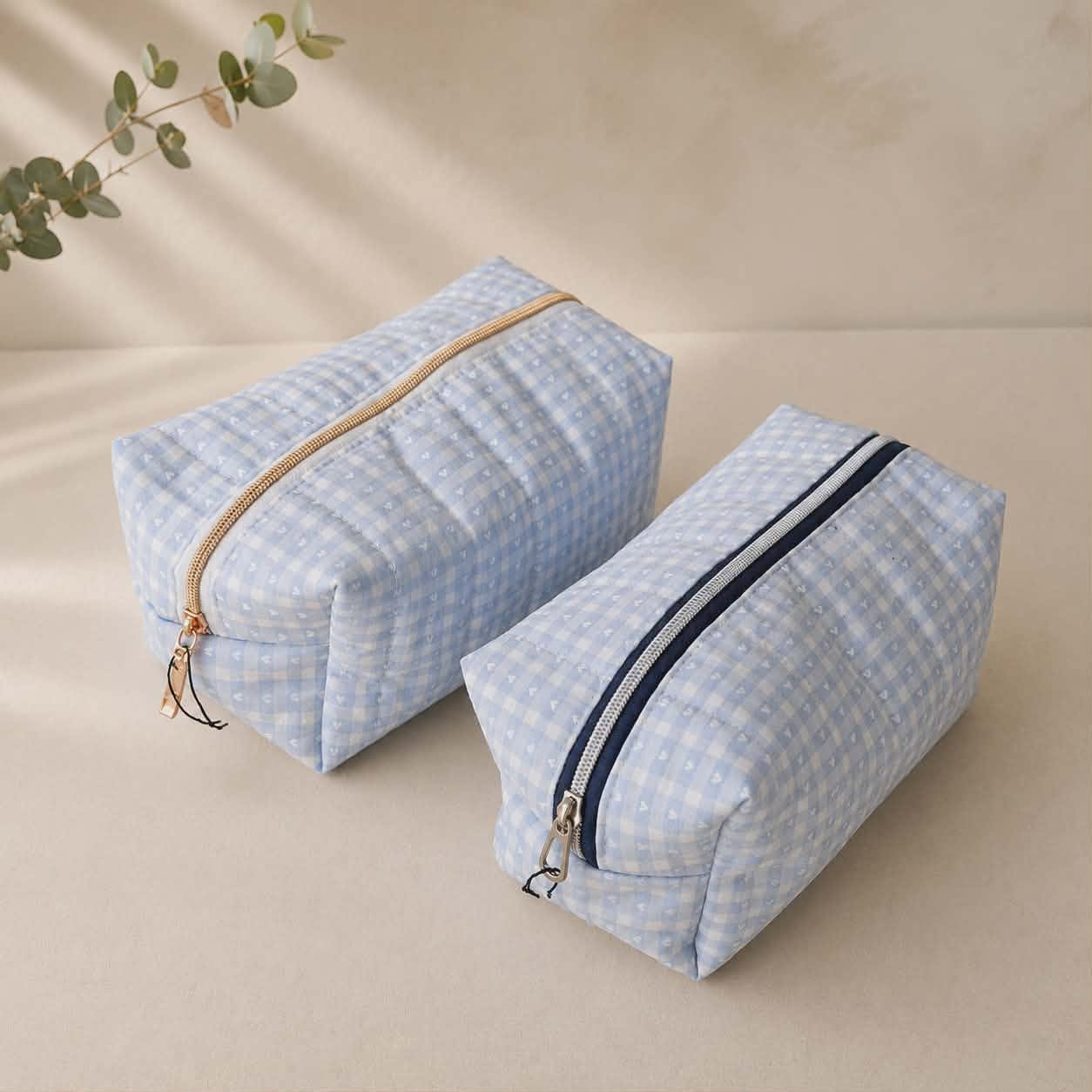 Trousse - Coeur bleu