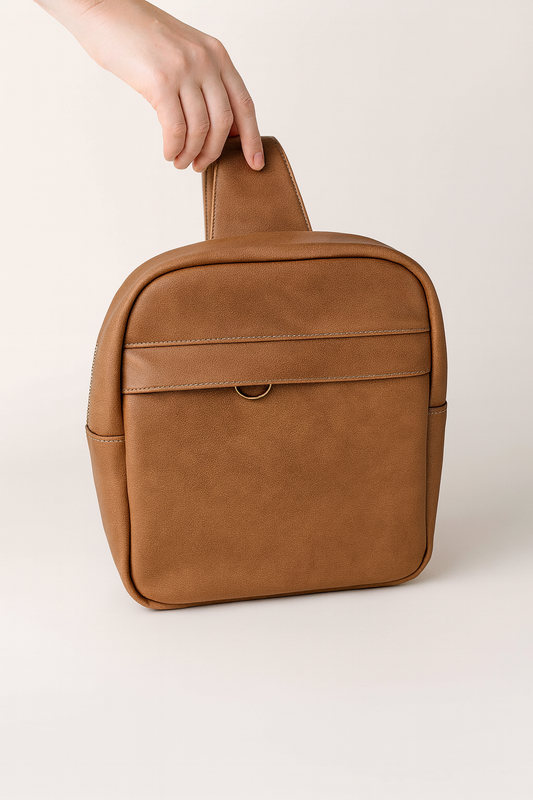 PIGRO - Sling bag - Cognac