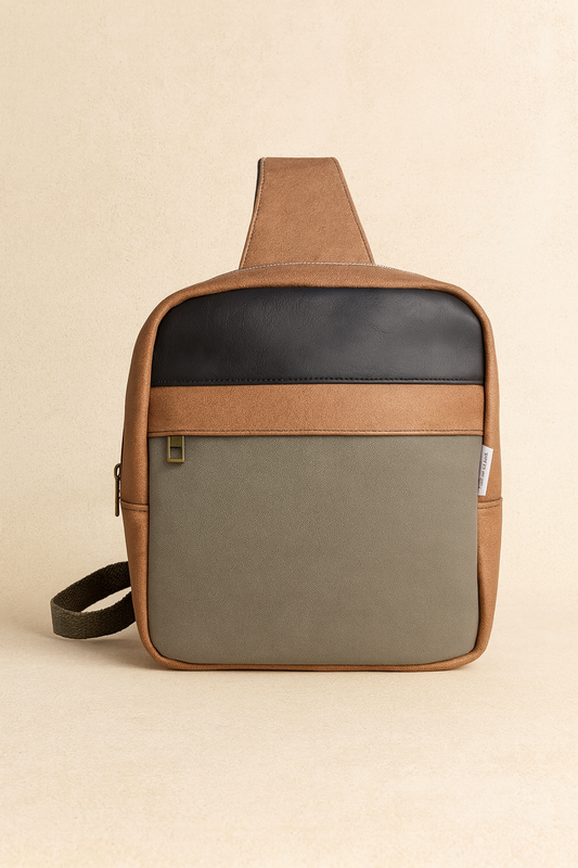 PIGRO - Sling bag - Trio de couleurs boho