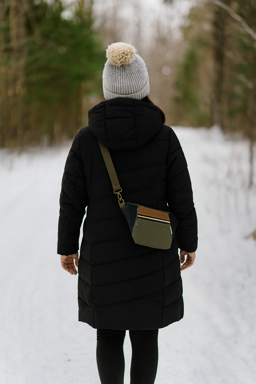 Sac banane/bandoulière - Trio de couleurs boho